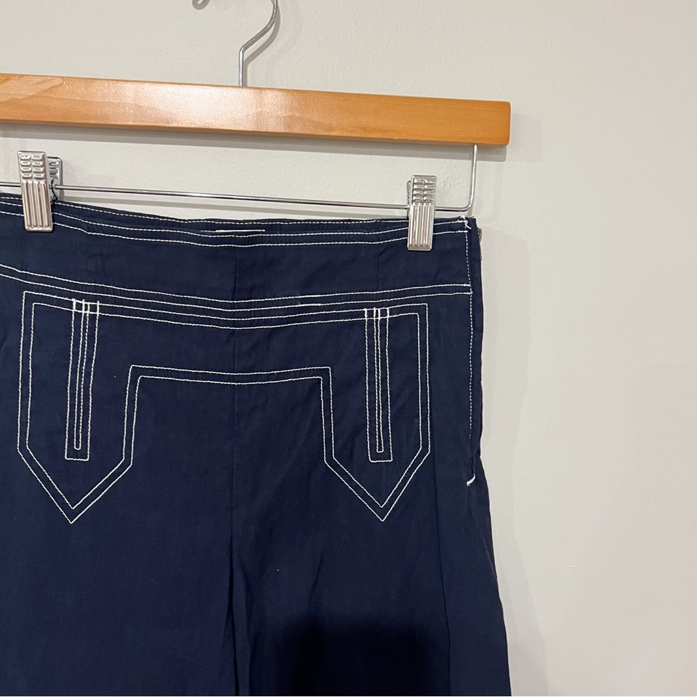 Anthropologie The Colette Sailor Crop Wide-Leg Pants by Maeve - Picture 6 of 10